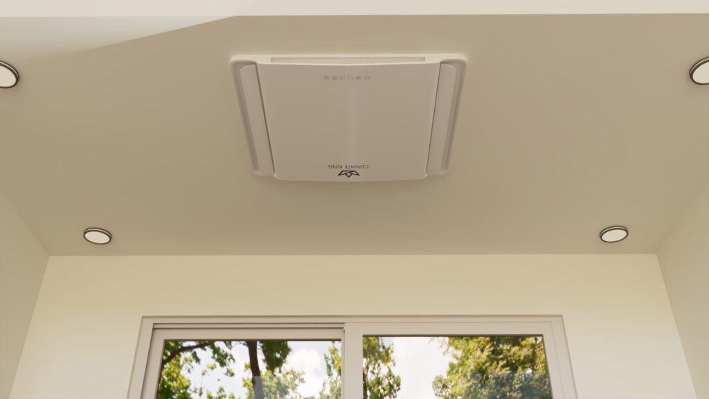 Airco Climate King op plat dak